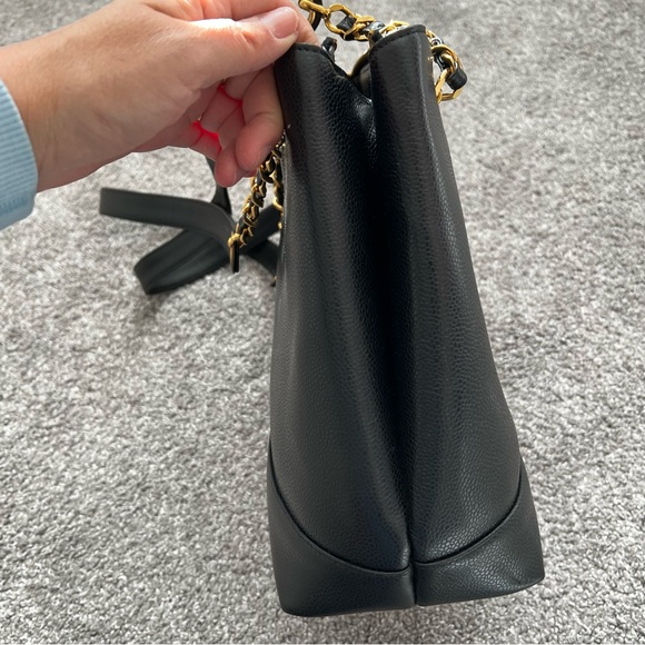 Vintage Chanel shoulder bag CC Caviar Chain tote Bag - Picture 3 of 16